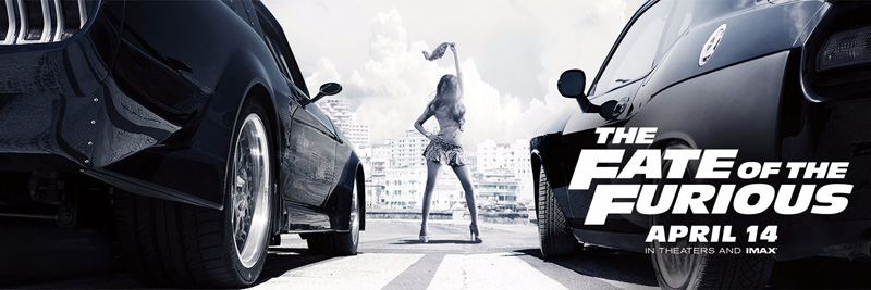 Fast 8 / The Fate of the Furious banner