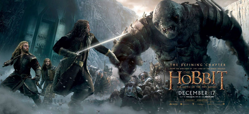 The Hobbit: The Battle of the Five Armies banner