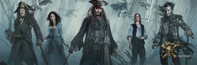 Pirates of the Caribbean: Dead Men Tell No Tales banner